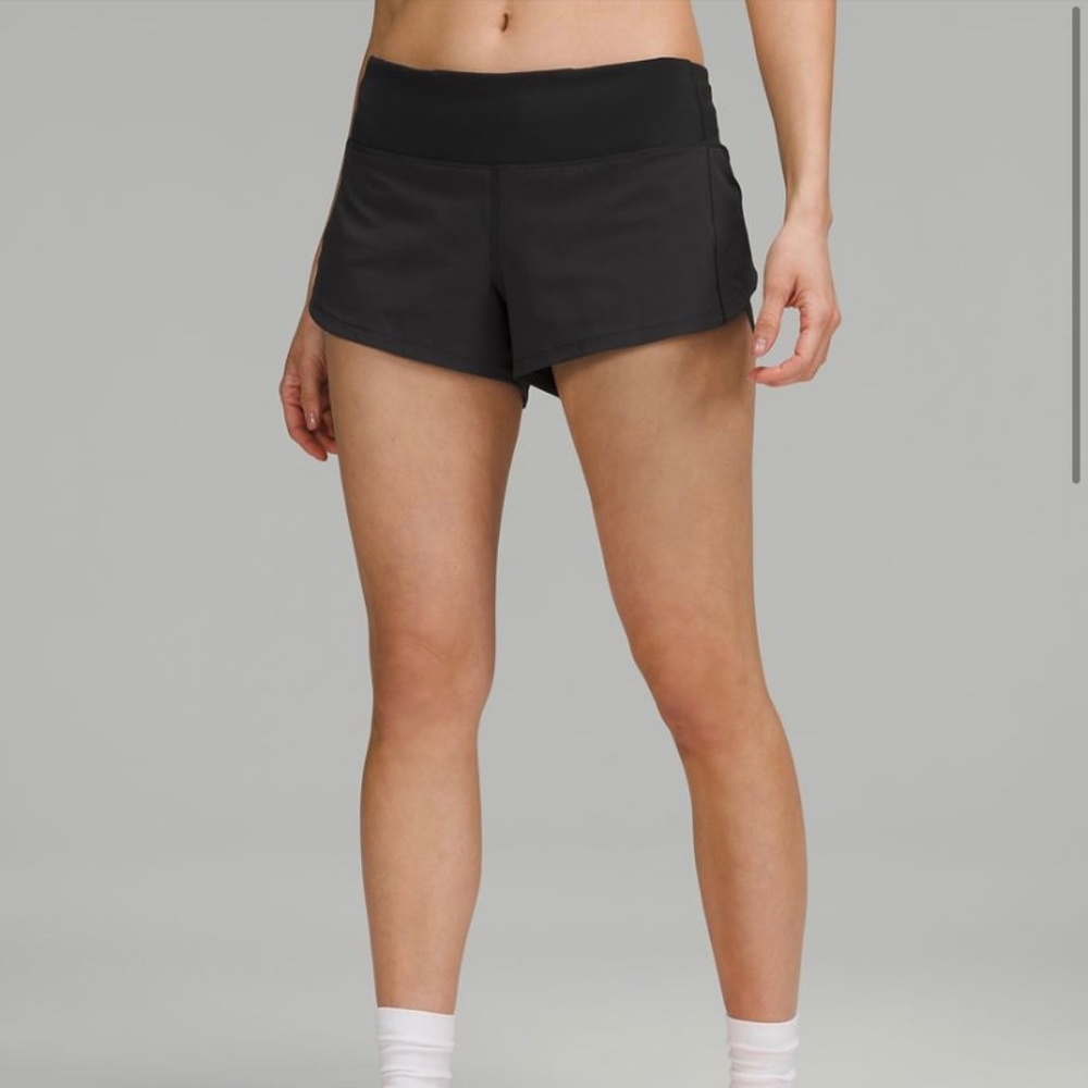 Lululemon Black 2.5 inch Speed Ups size 6